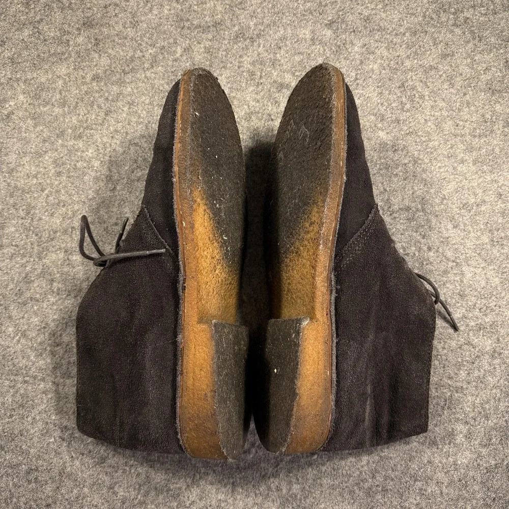 Polo Ralph Lauren Chukka Boots Mens 10.5D Gray Suede Crepe Sole Lace Up Casual‎
